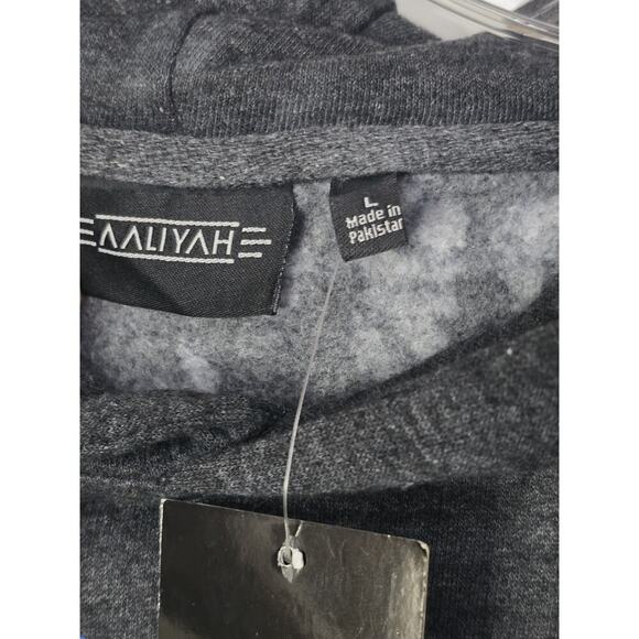 Aaliyah Princess of R & B Women's Pull Over Double Sided Hoodie Size L NWT - Picture 4 of 8